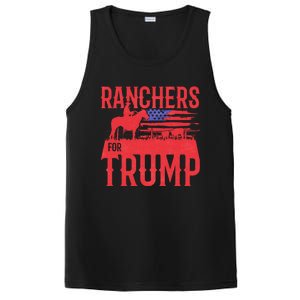 Ranchers For Trump Conservative Republican Support President Gift PosiCharge Competitor Tank