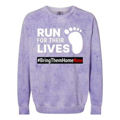 Run For Their Lives Colorblast Crewneck Sweatshirt