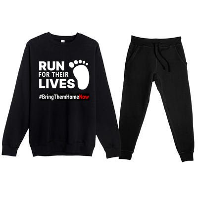 Run For Their Lives Premium Crewneck Sweatsuit Set