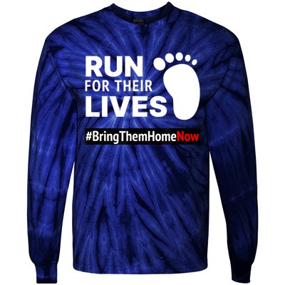 Run For Their Lives Tie-Dye Long Sleeve Shirt