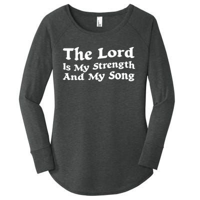 Retro Faith T , The Lord Is Women's Perfect Tri Tunic Long Sleeve Shirt