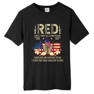 Red Friday Until They Come Home My Soldier US Flag Military Tall Fusion ChromaSoft Performance T-Shirt