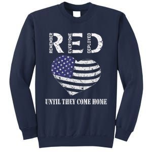 Red Friday Until They Come Home My Soldier US Flag Military Sweatshirt