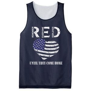 Red Friday Until They Come Home My Soldier US Flag Military Mesh Reversible Basketball Jersey Tank