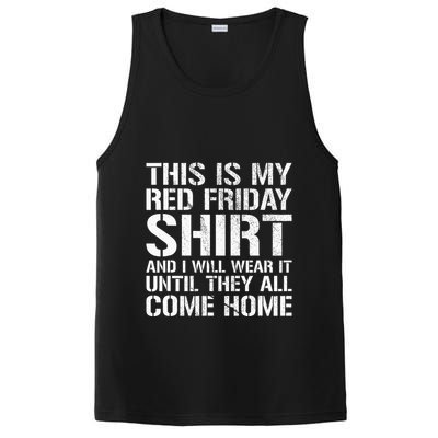 Red Friday Until They All Come Home Military Support PosiCharge Competitor Tank