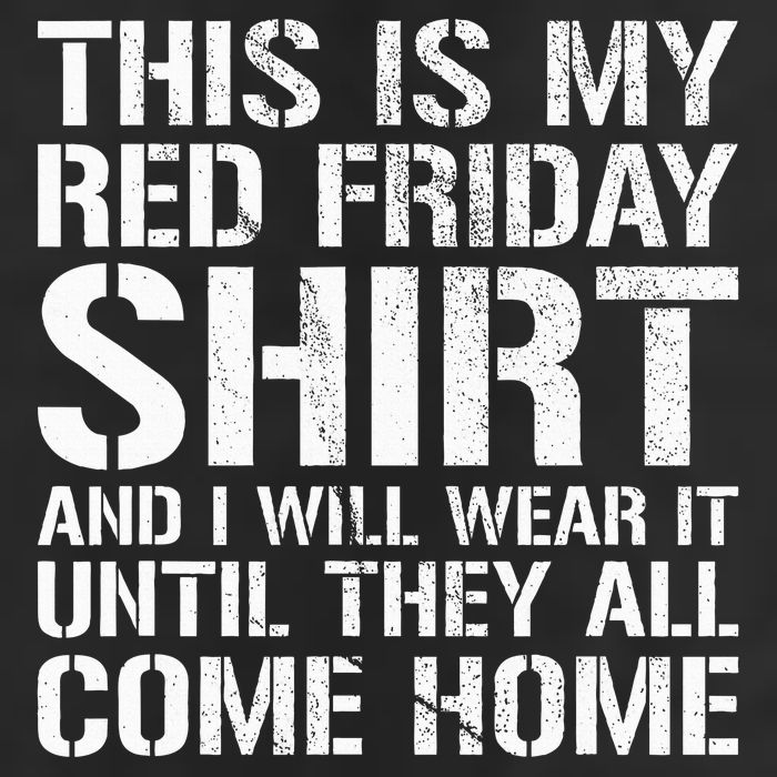 Red Friday Until They All Come Home Military Support Microfiber Hand Towel