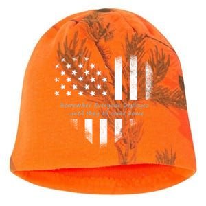 Red Friday Until They Come Home US Flag Heart Kati - Camo Knit Beanie