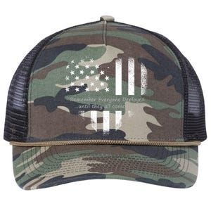 Red Friday Until They Come Home US Flag Heart Retro Rope Trucker Hat Cap