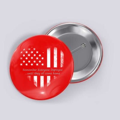 Red Friday Until They Come Home US Flag Heart Button