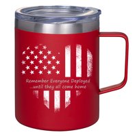 Red Friday Until They Come Home US Flag Heart 12oz Stainless Steel Coffee Mug