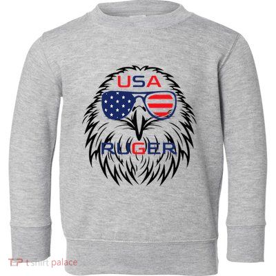 Ruger Family Us Usa American Flag Toddler Sweatshirt