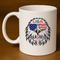 Ruger Family Us Usa American Flag 11oz C Handle Ceramic Mug