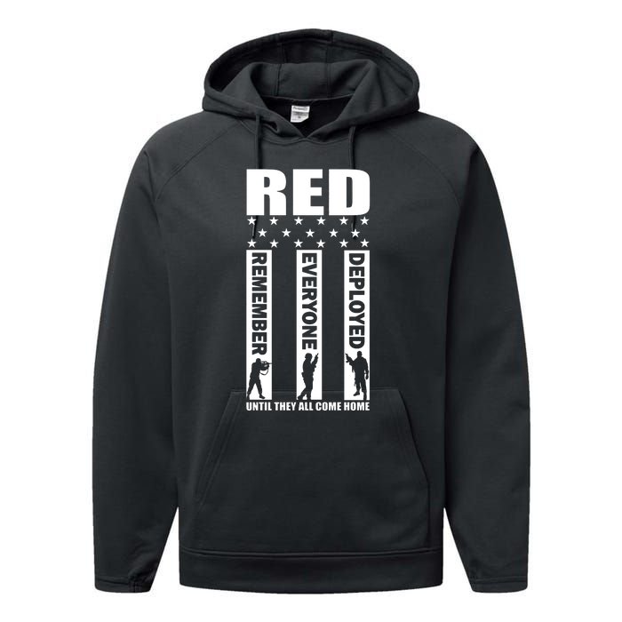 Red Friday Until They All Come Home Performance Fleece Hoodie