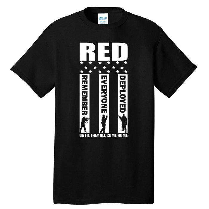 Red Friday Until They All Come Home Tall T-Shirt