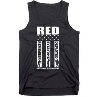 Red Friday Until They All Come Home Tank Top