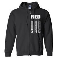 Red Friday Until They All Come Home Full Zip Hoodie