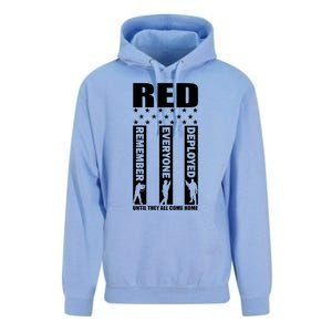 Red Friday Until They All Come Home Unisex Surf Hoodie