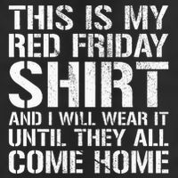 Red Friday Until They All Come Home Military Support Cool Comfort Performance Bucket Hat