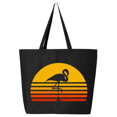 Retro Flamingo Vintage Sunset Flamingo Great Gift 25L Jumbo Tote