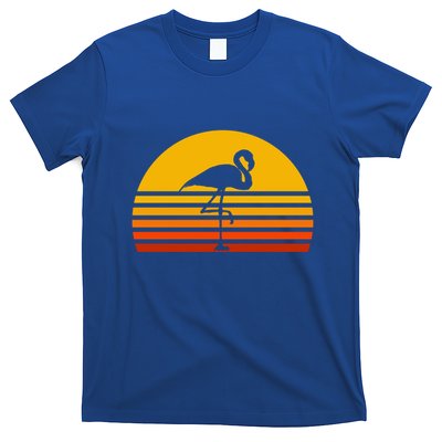 Retro Flamingo Vintage Sunset Flamingo Great Gift T-Shirt
