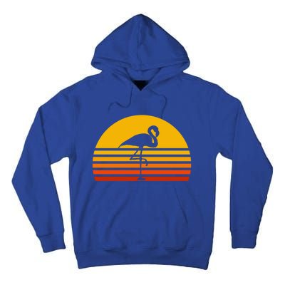 Retro Flamingo Vintage Sunset Flamingo Great Gift Tall Hoodie