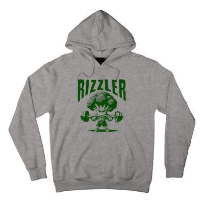 Rizzler Funny Vintage Buff Broccoli Viral Influencer Slang Tall Hoodie