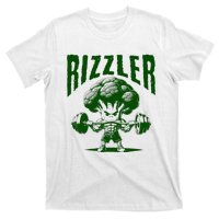 Rizzler Funny Vintage Buff Broccoli Viral Influencer Slang T-Shirt