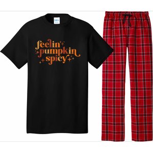 Retro Fall Vibes Thanksgiving In My Feelin Pumpkin Spice Era Pajama Set