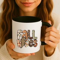 Retro Fall Vibes Autumn Coffee Mug
