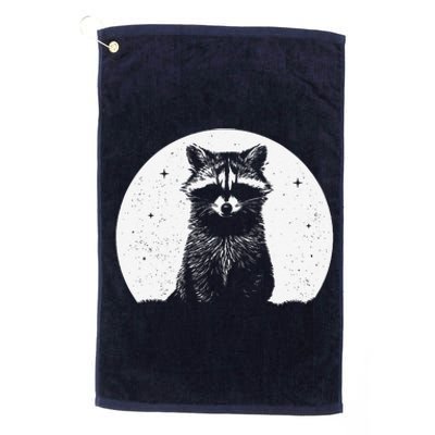 Raccoon For Vintage Funny Raccoon Platinum Collection Golf Towel