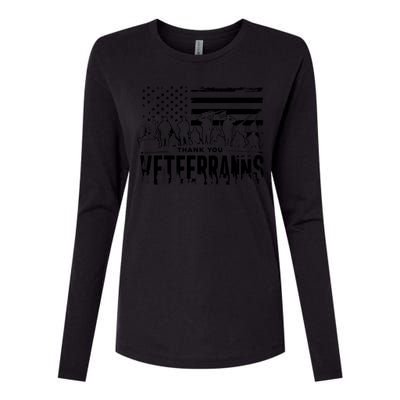 Red Friday Veterans Girls Memorial Day Kids Patriotic Women Womens Cotton Relaxed Long Sleeve T-Shirt