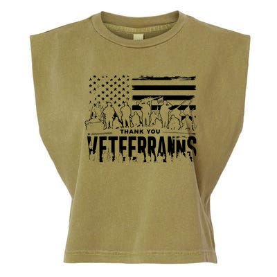 Red Friday Veterans Girls Memorial Day Kids Patriotic Women Garment-Dyed Women's Muscle Tee