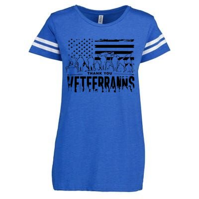 Red Friday Veterans Girls Memorial Day Kids Patriotic Women Enza Ladies Jersey Football T-Shirt