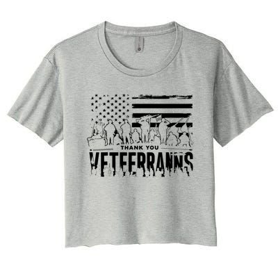 Red Friday Veterans Girls Memorial Day Kids Patriotic Women Women's Crop Top Tee