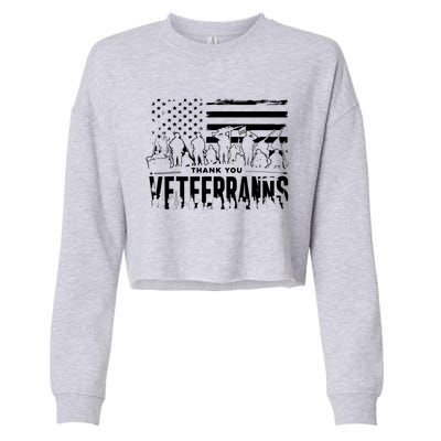 Red Friday Veterans Girls Memorial Day Kids Patriotic Women Cropped Pullover Crew