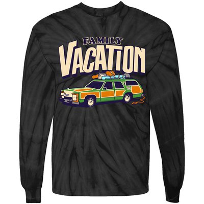 Roadtrip! Family Vacation Griswold Station Wago Tie-Dye Long Sleeve Shirt