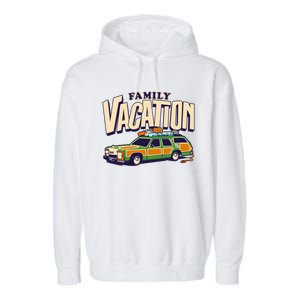 Roadtrip! Family Vacation Griswold Station Wago Garment-Dyed Fleece Hoodie