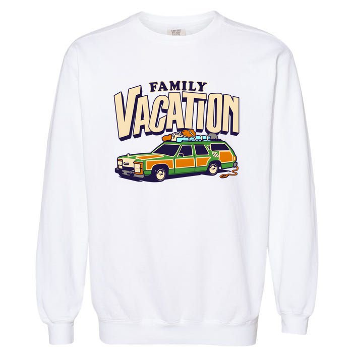 Roadtrip! Family Vacation Griswold Station Wago Garment-Dyed Sweatshirt