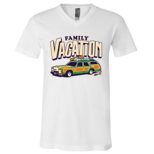 Roadtrip! Family Vacation Griswold Station Wago V-Neck T-Shirt