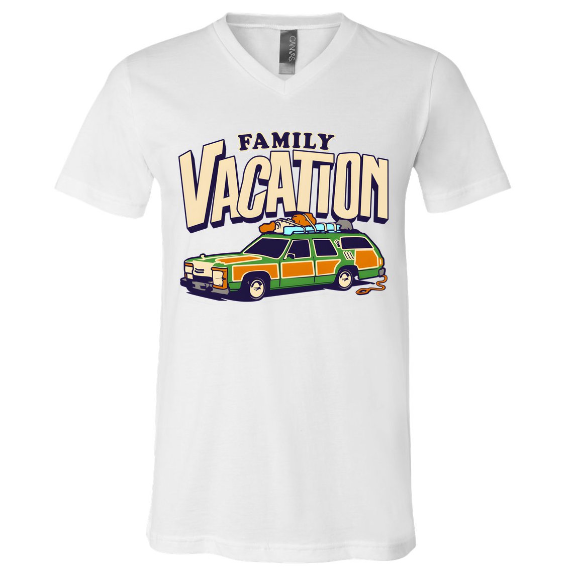 Roadtrip! Family Vacation Griswold Station Wago V-Neck T-Shirt