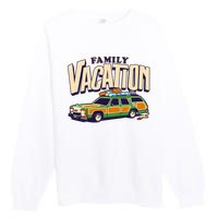 Roadtrip! Family Vacation Griswold Station Wago Premium Crewneck Sweatshirt