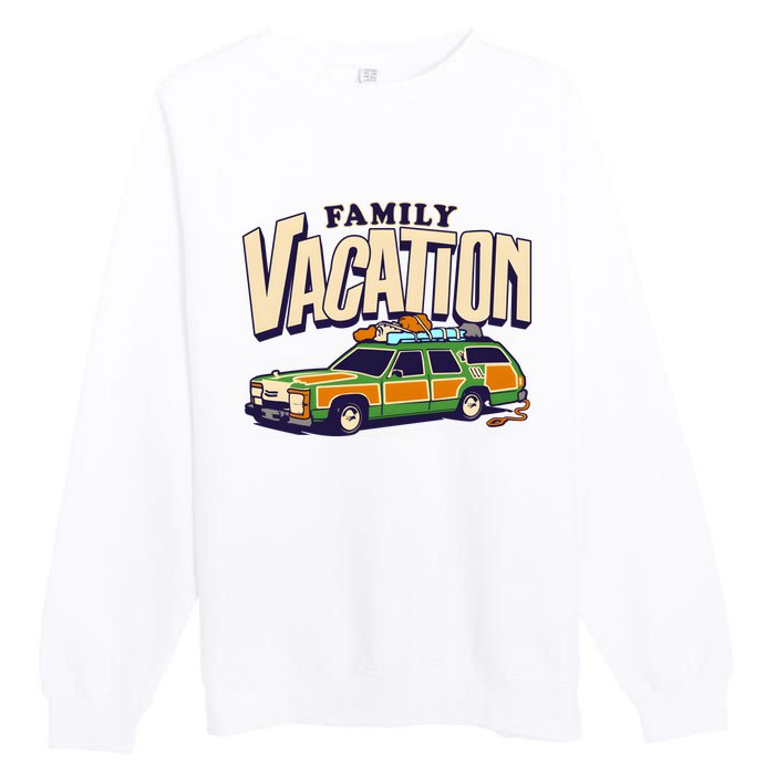 Roadtrip! Family Vacation Griswold Station Wago Premium Crewneck Sweatshirt