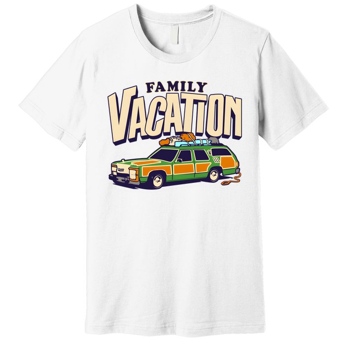 Roadtrip! Family Vacation Griswold Station Wago Premium T-Shirt