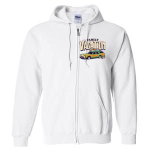 Roadtrip! Family Vacation Griswold Station Wago Full Zip Hoodie