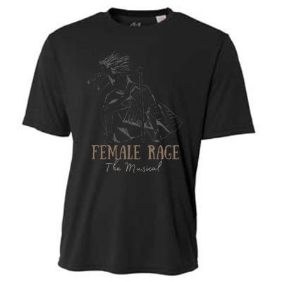 Retro Female Vintage Style Rage Cooling Performance Crew T-Shirt