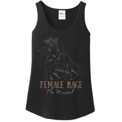 Retro Female Vintage Style Rage Ladies Essential Tank