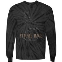 Retro Female Vintage Style Rage Tie-Dye Long Sleeve Shirt