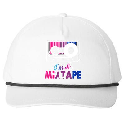 Retro Funny Vintage I'm A Mixtape Proud LGBTQ Bi Sexual Snapback Five-Panel Rope Hat