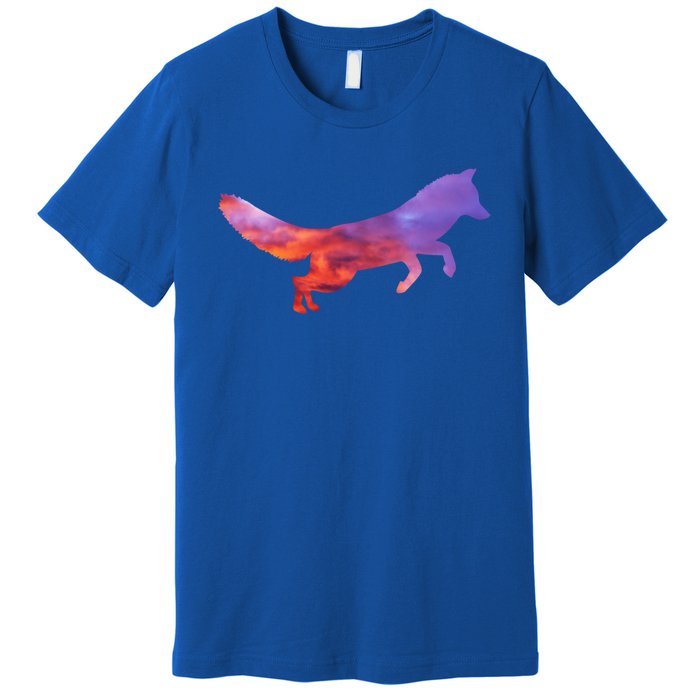 Red Fox With Evening Red Fox Gift Premium T-Shirt