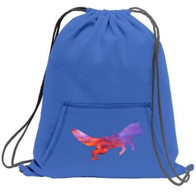 Red Fox With Evening Red Fox Gift Sweatshirt Cinch Pack Bag